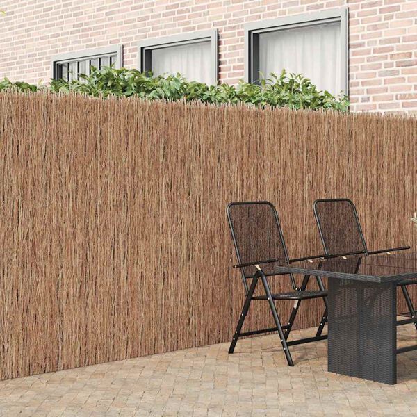 vidaXL Brushwood Fence Brown 400 x 180 cm Brushwood