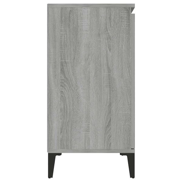 vidaXL Sideboard Grey Sonoma 102x35x70 cm Engineered Wood