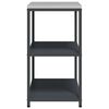 vidaXL Kitchen Storage with Shelf Anthracite 90 x 50 x 92 cm Steel