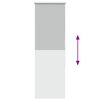 vidaXL Roller Blind Blackout Light Grey 50x150 cm Fabric Width 45.7 cm Polyester
