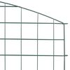 vidaXL Pond Fence Set 5 pcs Green 100 x 50 cm Steel