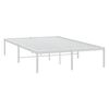 vidaXL Metal Bed Frame without Mattress White 120x200cm