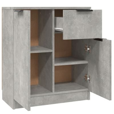 vidaXL Sideboard Concrete Grey 60x30x70 cm Engineered Wood