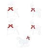 vidaXL Christmas Reindeer with sleigh 5 pcs 230 LEDs Cold White
