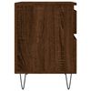 vidaXL Bedside Cabinets 2 pcs Brown Oak 40x35x50 cm Engineered Wood
