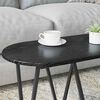 vidaXL Coffee Table Black Oak 80 x 40 x 40.5 cm