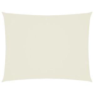 vidaXL Sunshade Sail Oxford Fabric Rectangular 3x4 m Cream