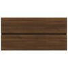 vidaXL Sink Cabinet Brown Oak 90x38.5x45 cm Engineered Wood