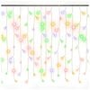 vidaXL LED Curtain Icicle Lights 10m 400 LED Colourful 8 Function