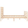 vidaXL Bed Frame without Mattress 140x190 cm Solid Wood