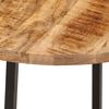 vidaXL Coffee Table 45x45x40 cm Solid Wood Mango and Iron