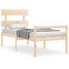 vidaXL Senior Bed without Mattress Single Solid Wood