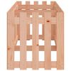 vidaXL Garden Raised Bed with Fence Design 200x50x50 cm Solid Wood Douglas