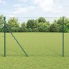 vidaXL Hexagon Fence Green 1.5 x 10 m PVC