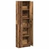 vidaXL Wardrobe with Shelf Old Wood 55 x 25 x 189 cm Engineered Wood