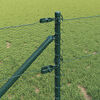 vidaXL Fence Post Green 50 x 0.8 m (13 mm mesh) Steel and PVC