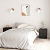 vidaXL Bedside Cabinets 2 pcs Black 40x40x50 cm Engineered Wood