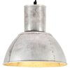 vidaXL Hanging Lamp | Silver | Iron with silver coating | Medium | Industrial