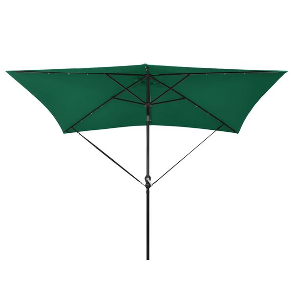 vidaXL Wind Protection Band Set for Parasol Black Polypropylene
