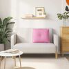 vidaXL Back Pillow Pink 60 x 19 x 50 cm Fabric
