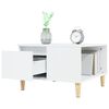 vidaXL Coffee Table White 55x55x36.5 cm Engineered Wood