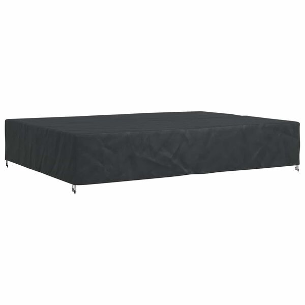 vidaXL Furniture Cover Plain Black 350 x 260 x 90 cm 210D