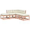 vidaXL 5 Piece Garden Sofa Set with Cushions Solid Wood Douglas