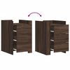 vidaXL Bedside Cabinet Brown Oak 45x50x65 cm Engineered Wood