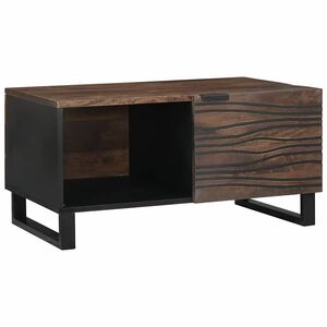 vidaXL Coffee Table Walnut 80 x 50 x 40 cm Engineered Wood