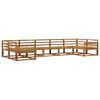 vidaXL Outdoor Sofa Set 7 pcs Natural Solid Acacia Wood