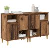 vidaXL Sideboards 2 pcs Old Wood 60 x 35 x 70 cm Engineered Wood