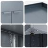 vidaXL Wheelie Bin Storage with Planter Roof for Single 240L Bin