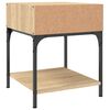 vidaXL Bedside Table Sonoma Oak 40x41x50 cm Engineered Wood