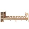vidaXL Bookcase Bed without Mattress 120x190 cm Small Double Solid Wood Pine