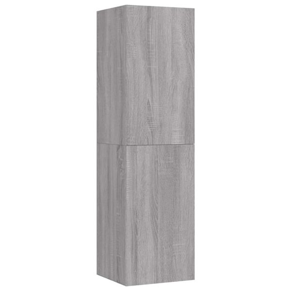 vidaXL Wall-mounted TV Cabinet Grey Sonoma 30.5x30x110 cm