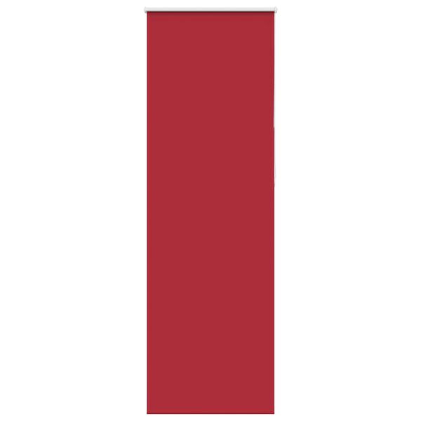 vidaXL Roller Blind Blackout Red 70x210 cm Fabric Width 65.7 cm Polyester