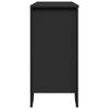 vidaXL Sideboard Black 101x35.5x74.5 cm Engineered Wood