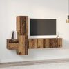 vidaXL TV Cabinet Set Wall-mounted 5 pcs Old Wood Engineered Wood