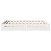 vidaXL Bed Frame with Drawers without Mattress White 120x200 cm