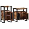 vidaXL Bathroom Furniture Set 2 pcs Brown Solid Reclaimed Wood