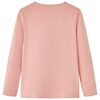 Kids' T-shirt with Long Sleeves Light Pink 140