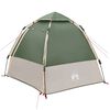vidaXL Instant Tent with Rainfly 4-Person Quick-Release 4-Person Green