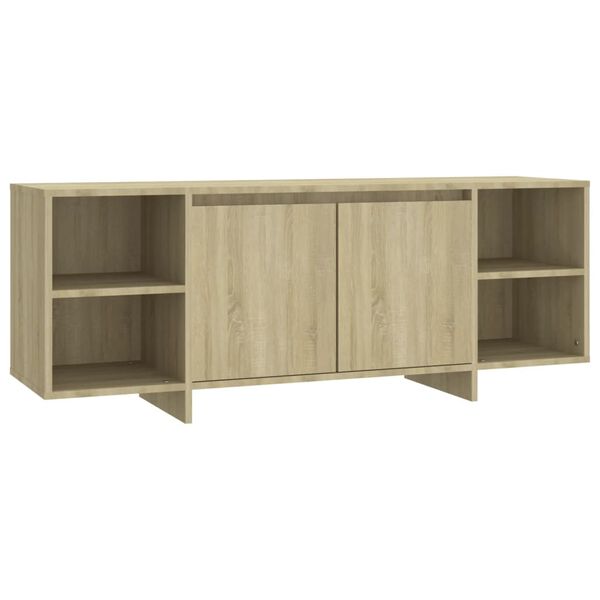 vidaXL TV Cabinet Sonoma Oak 130x35x50 cm Engineered Wood