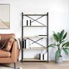 vidaXL Bookshelf Sonoma Oak 80 x 30 x 155 cm Engineered Wood