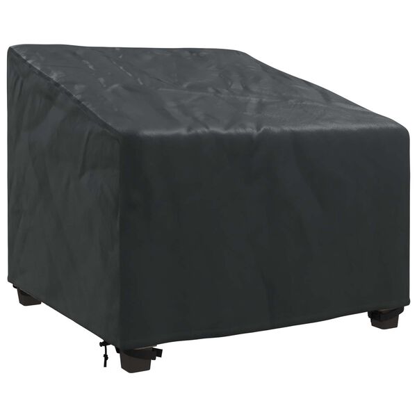 vidaXL Garden Chair Cover Black 90 x 90 x 50 / 75 cm 600D Oxford Fbric