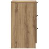 vidaXL Bedside Cabinet Artisan Oak 40x36x65 cm Engineered Wood