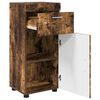 vidaXL Bathroom Cabinet Set TULUM Smoked Oak 37 x 31.5 x 82 cm