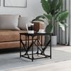 vidaXL Coffee Table Black 45x45x47.5 cm Engineered Wood
