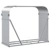 vidaXL Log Holder Silver 120x45x100 cm Galvanised Steel