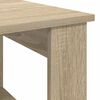 vidaXL Coffee Table Sonoma Oak 51 x 50 x 50 cm Engineered Wood